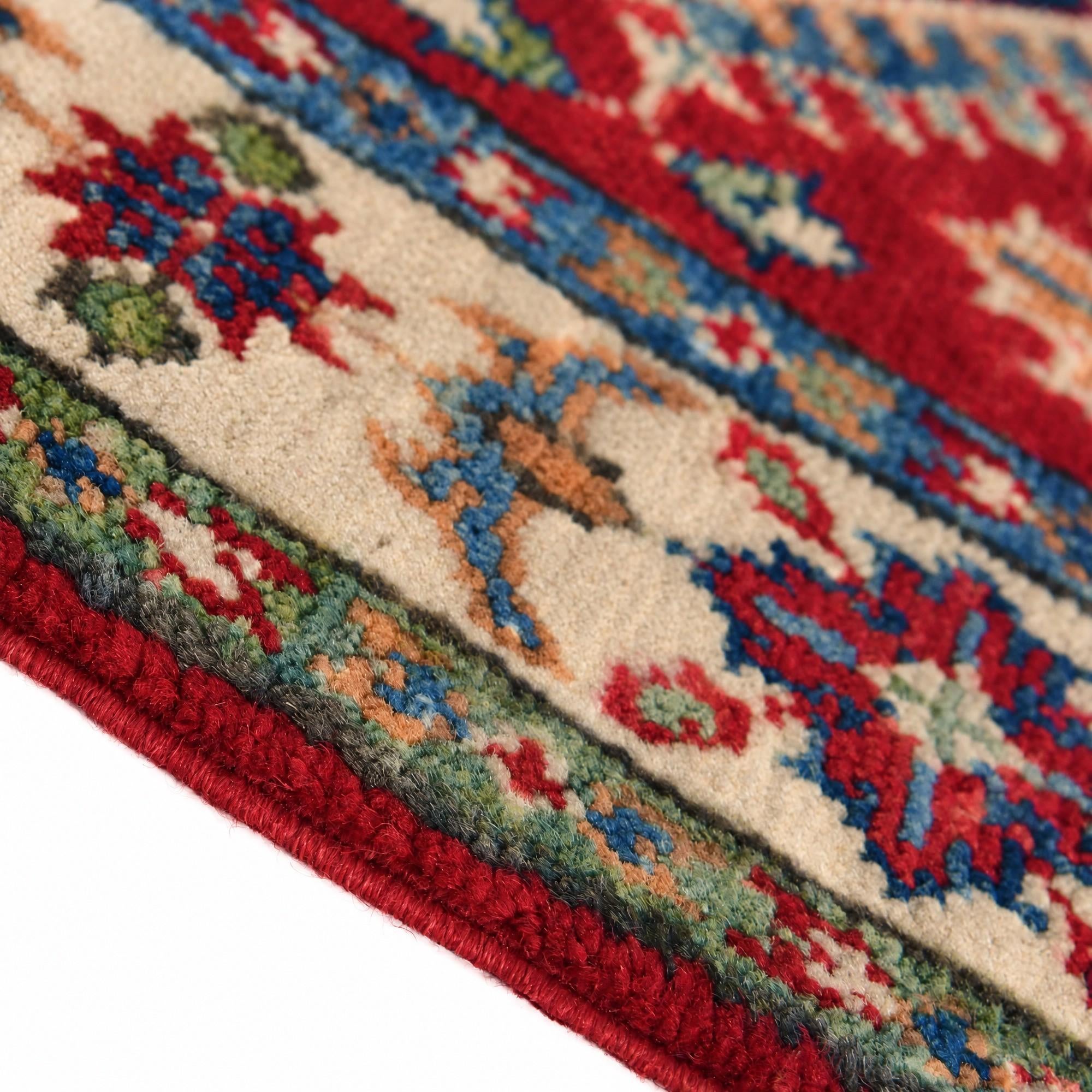 65cm x 90cm Hand Knotted Kazak Rug