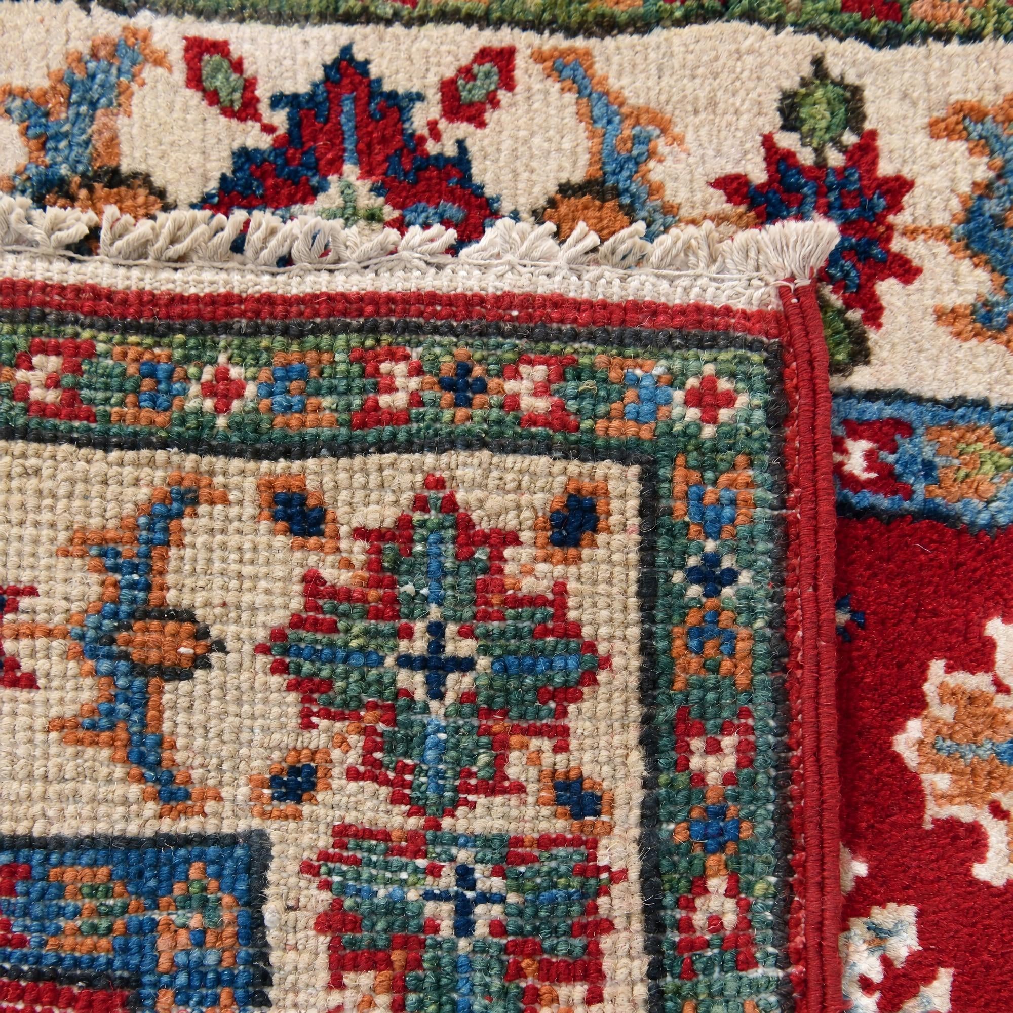 65cm x 90cm Hand Knotted Kazak Rug