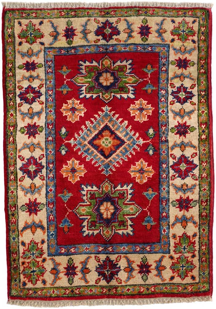 2' 1 x 2' 11 Hand Knotted Kazak Rug