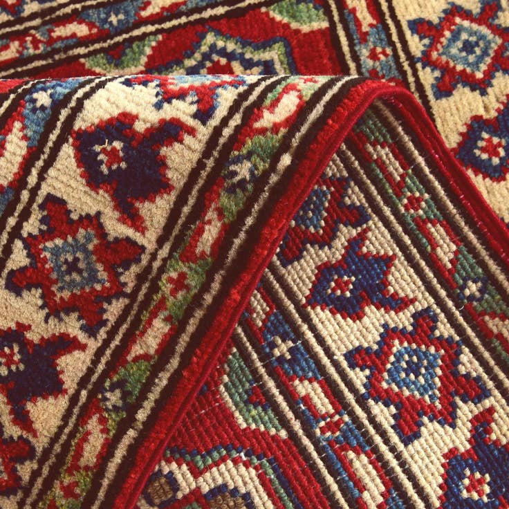 Detail image of 2' 1 x 3' 1 Hand Knotted Kazak Rug