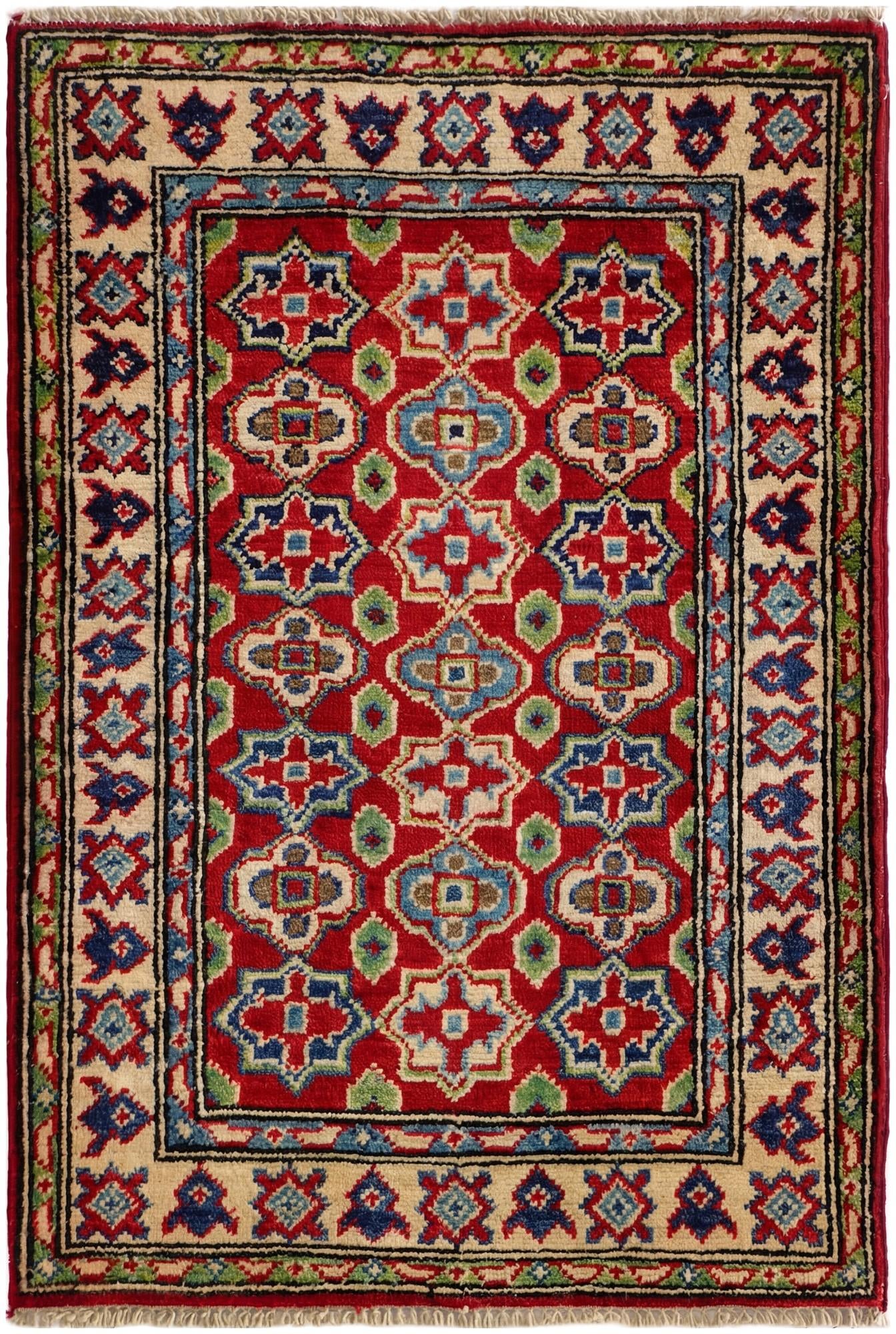 2' 1 x 3' 1 Hand Knotted Kazak Rug