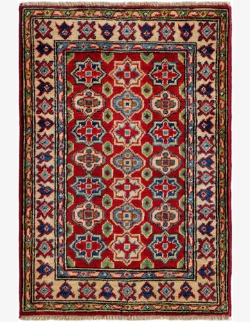 2' 1 x 3' 1 Hand Knotted Kazak Rug