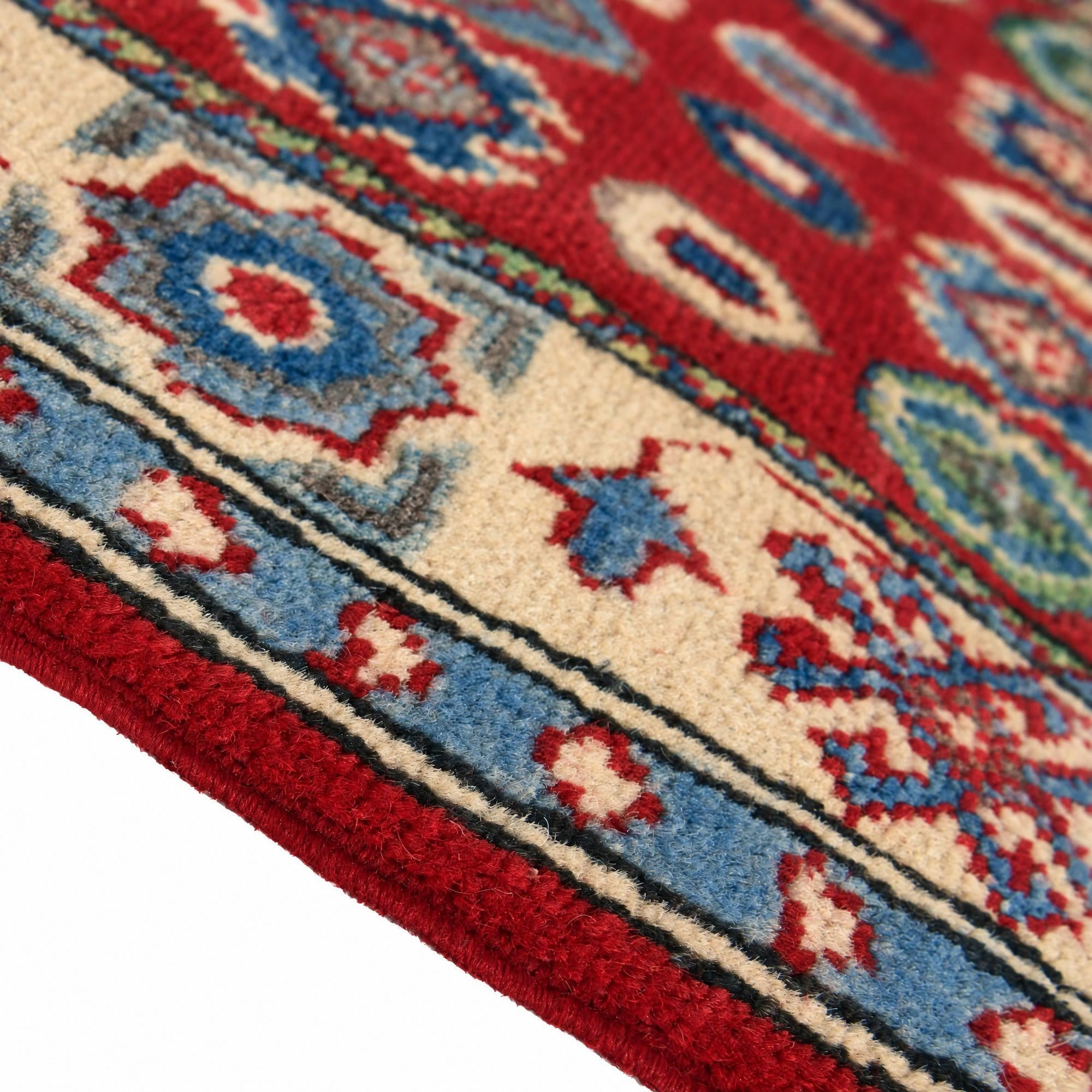 65cm x 90cm Hand Knotted Kazak Rug