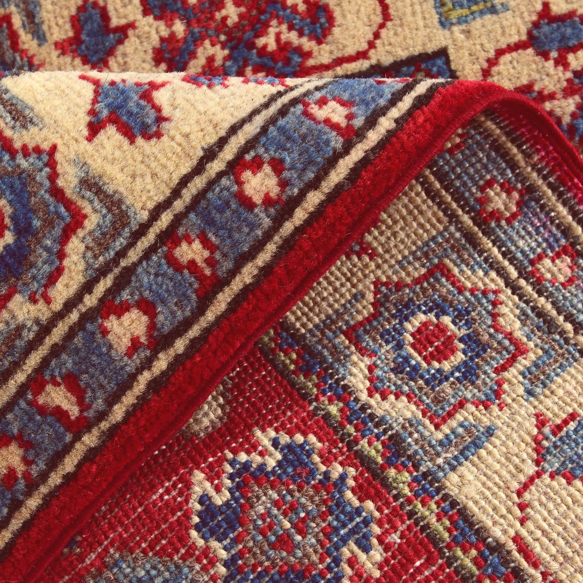 2' 1 x 3' Hand Knotted Kazak Rug