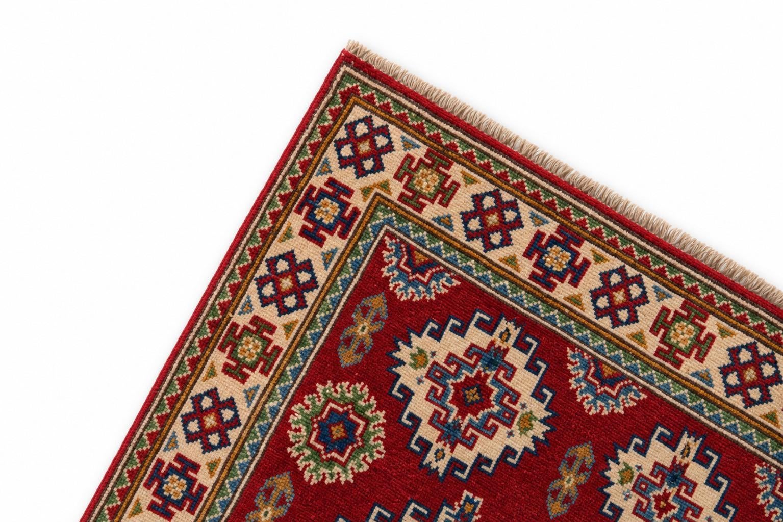 2' x 3' 3 Hand Knotted Kazak Rug