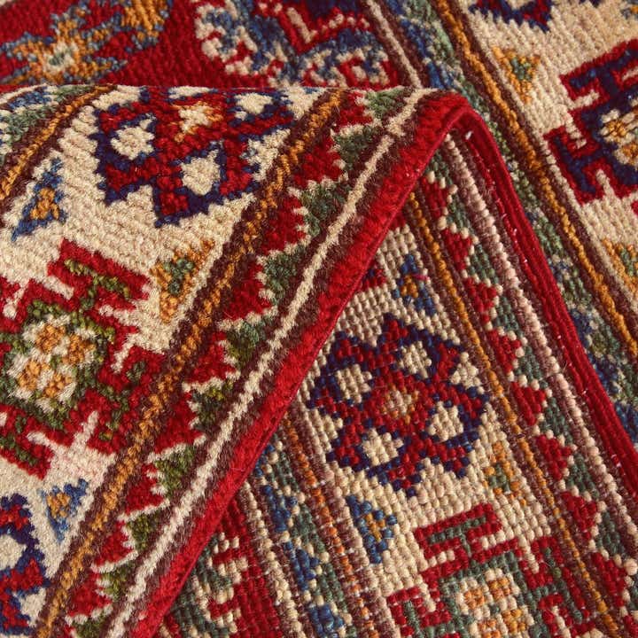 2' x 3' 3 Hand Knotted Kazak Rug