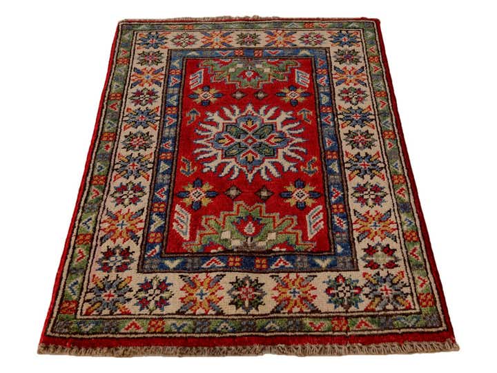 2' x 3' 1 Hand Knotted Kazak Rug