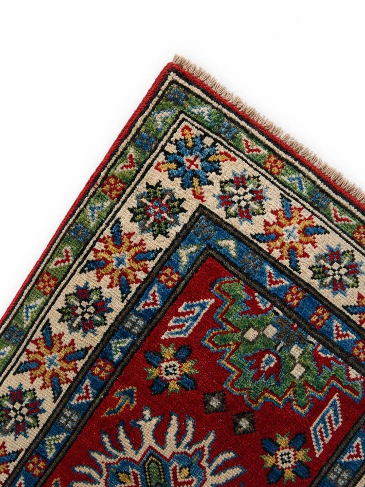 Detail image of 2' x 3' 1 Hand Knotted Kazak Rug