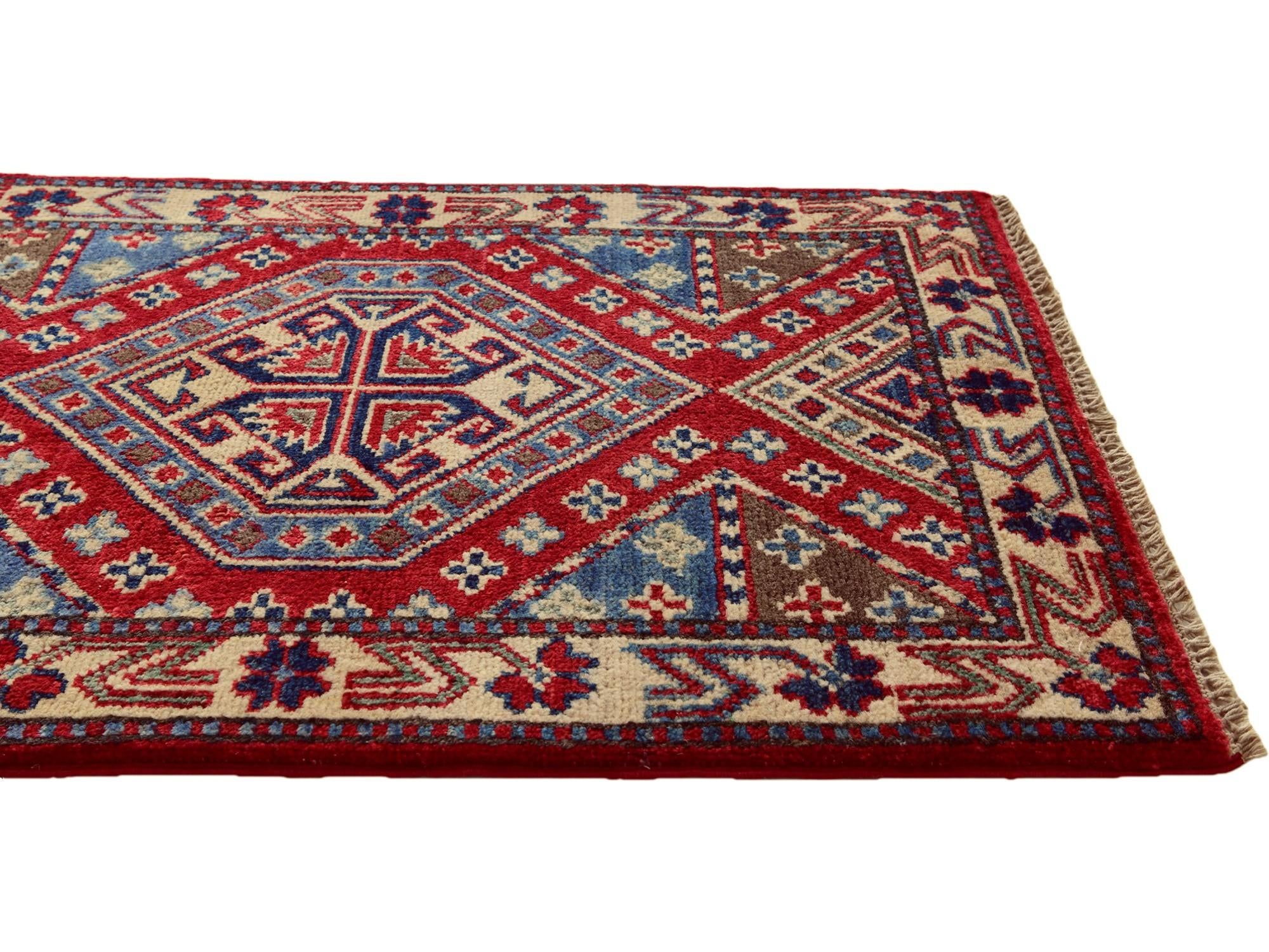 2' 1 x 3' 1 Hand Knotted Kazak Rug