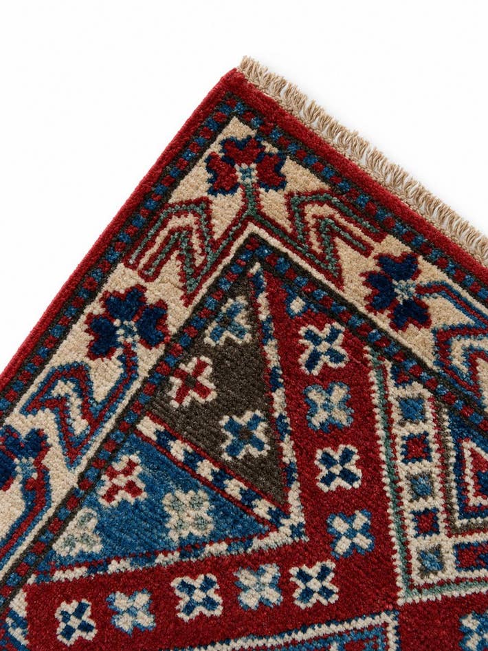 Detail image of 2' 1 x 3' 1 Hand Knotted Kazak Rug