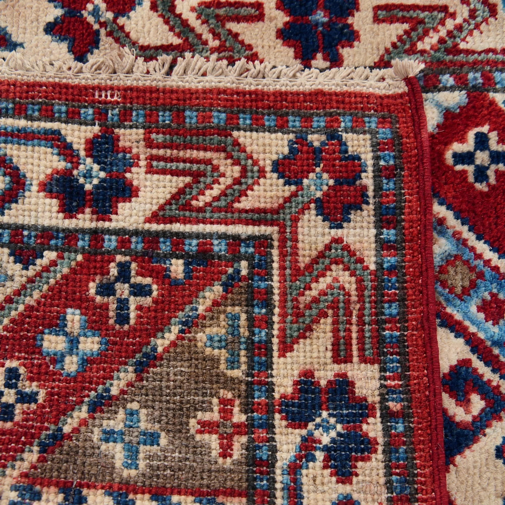 65cm x 95cm Hand Knotted Kazak Rug