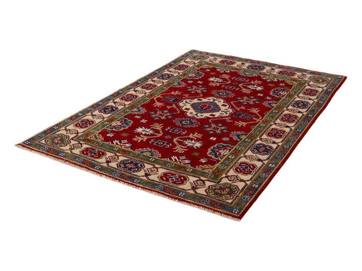 3' 4 x 5' 7 Hand Knotted Kazak Rug