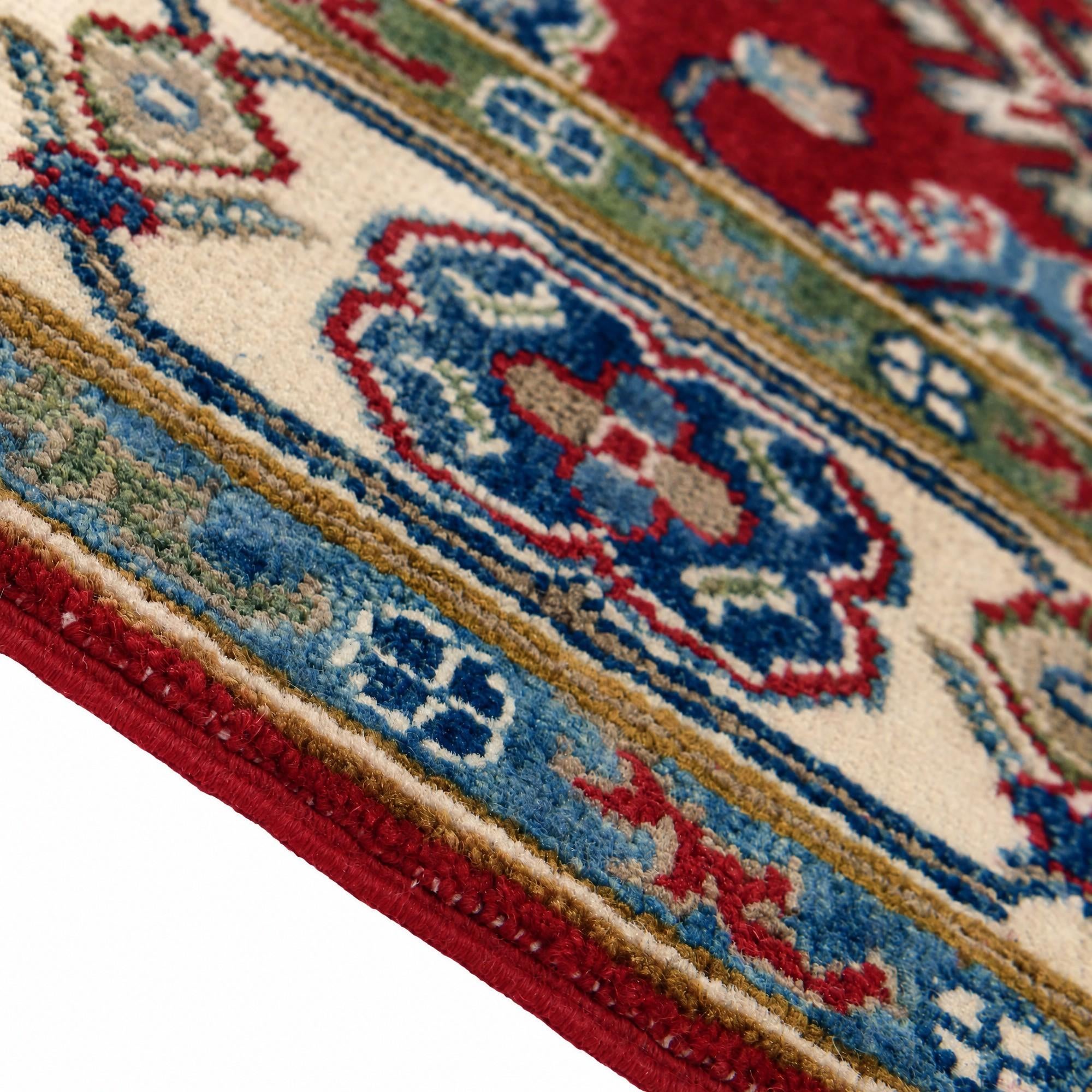 Detail image 8 of 12: 3' 4 x 5' 7 Hand Knotted Kazak Rug