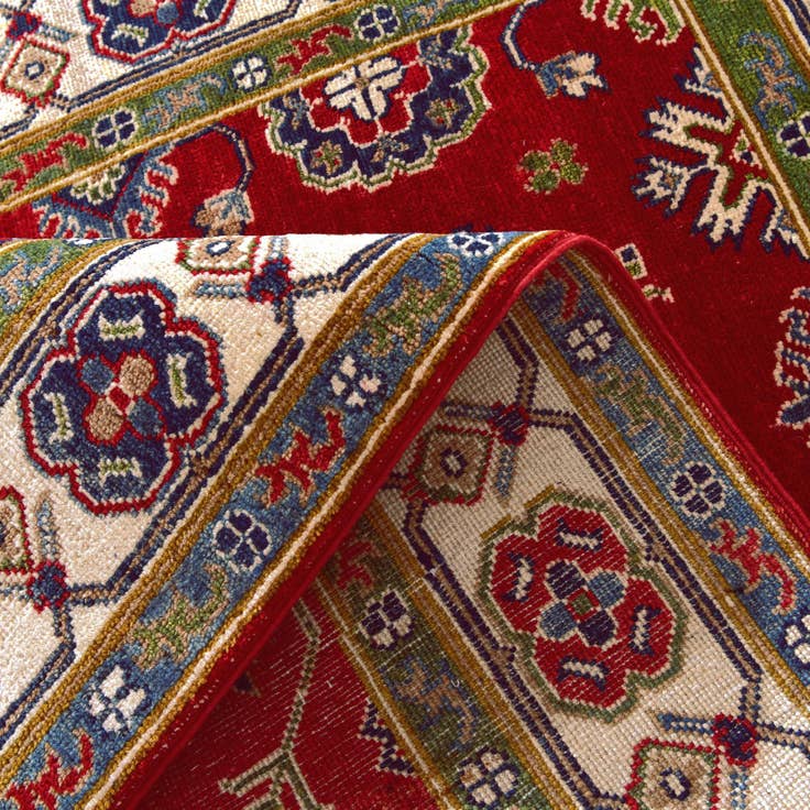 Detail image of 3' 4 x 5' 7 Hand Knotted Kazak Rug