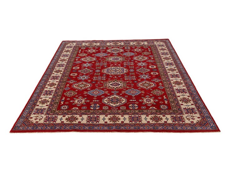 Detail image of 6' 9 x 9' 8 Hand Knotted Kazak Rug