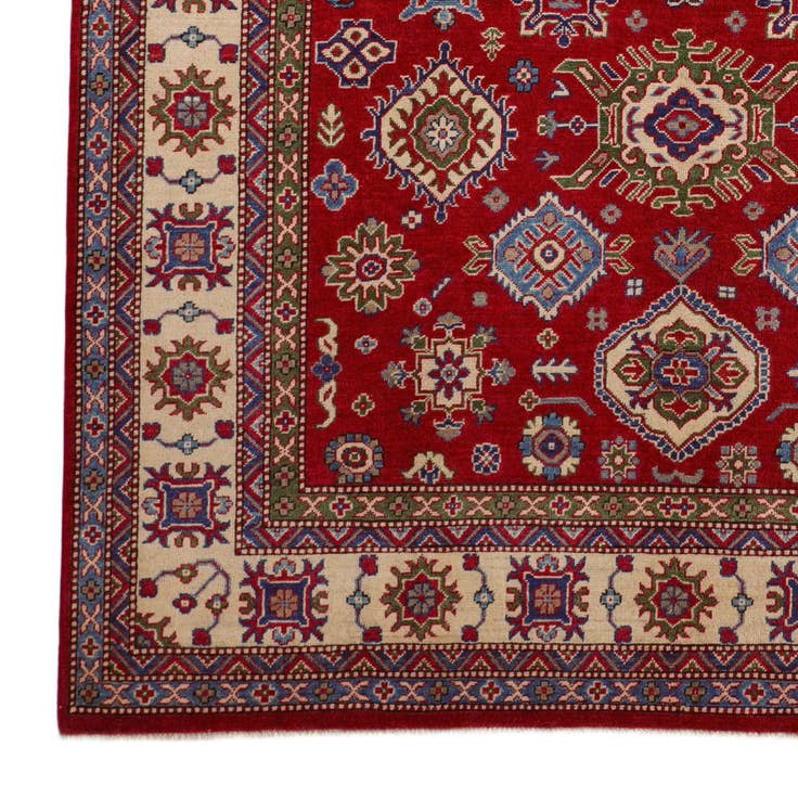 Detail image of 6' 9 x 9' 8 Hand Knotted Kazak Rug