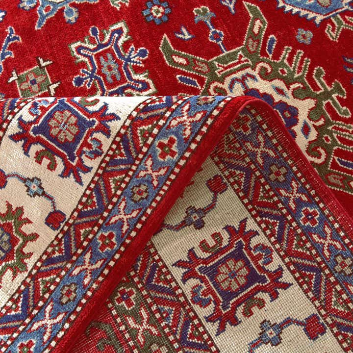6' 9 x 9' 8 Hand Knotted Kazak Rug