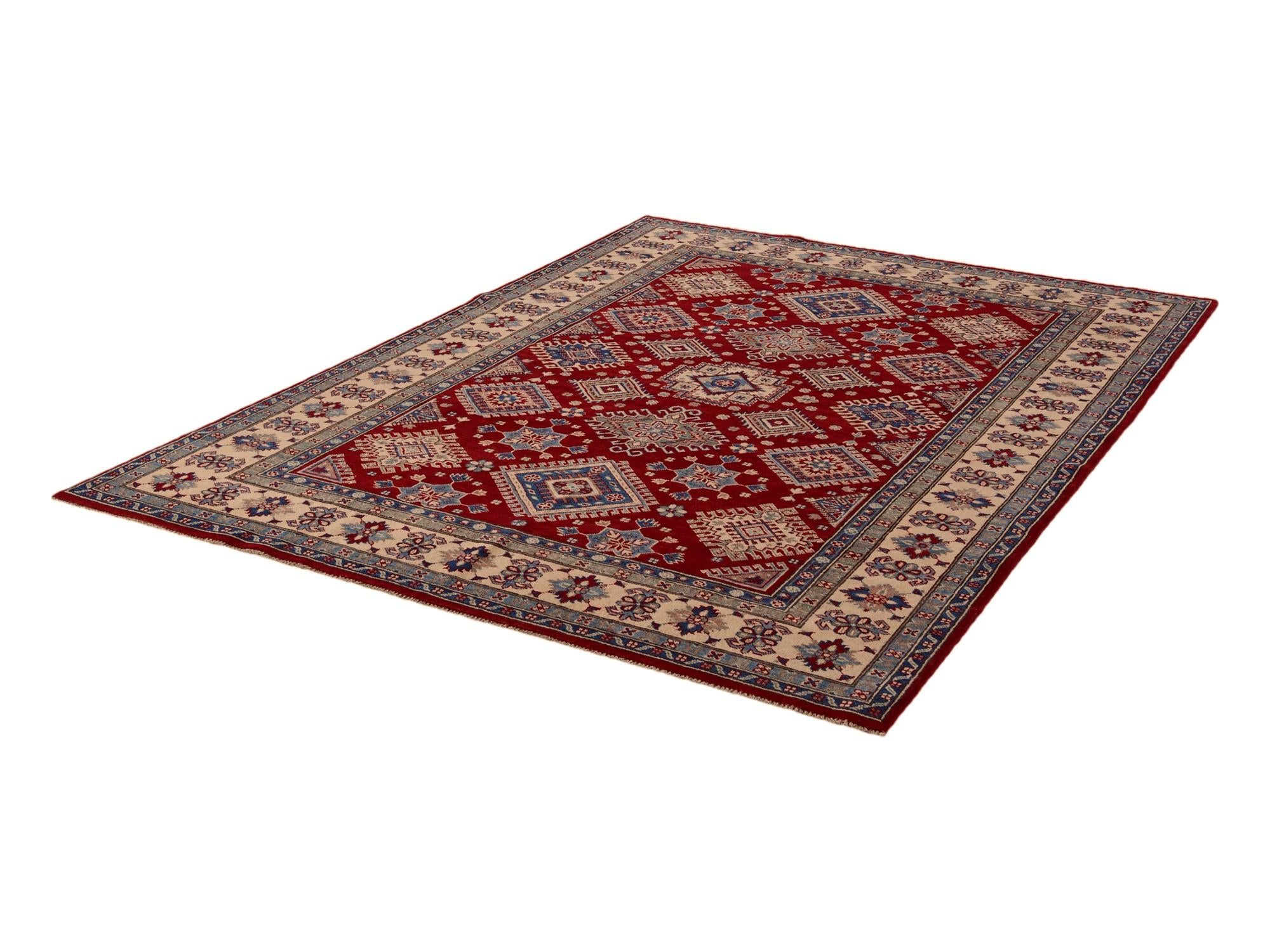 6' 7 x 9' 8 Hand Knotted Kazak Rug
