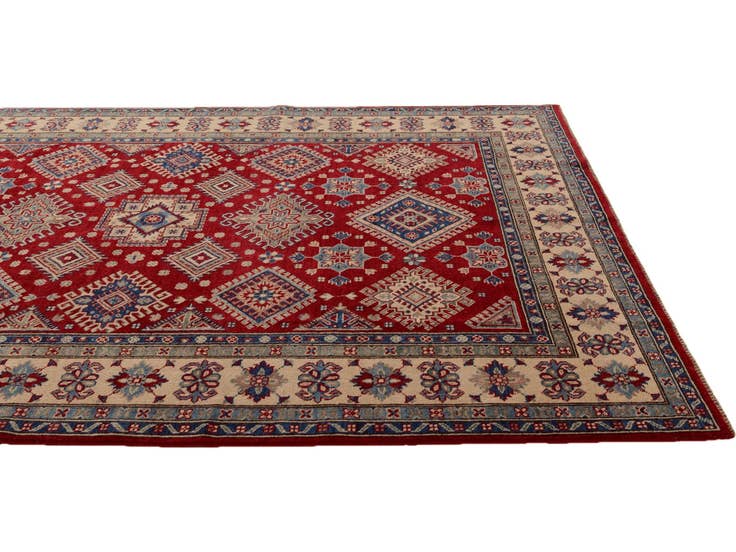 Detail image of 6' 7 x 9' 8 Hand Knotted Kazak Rug