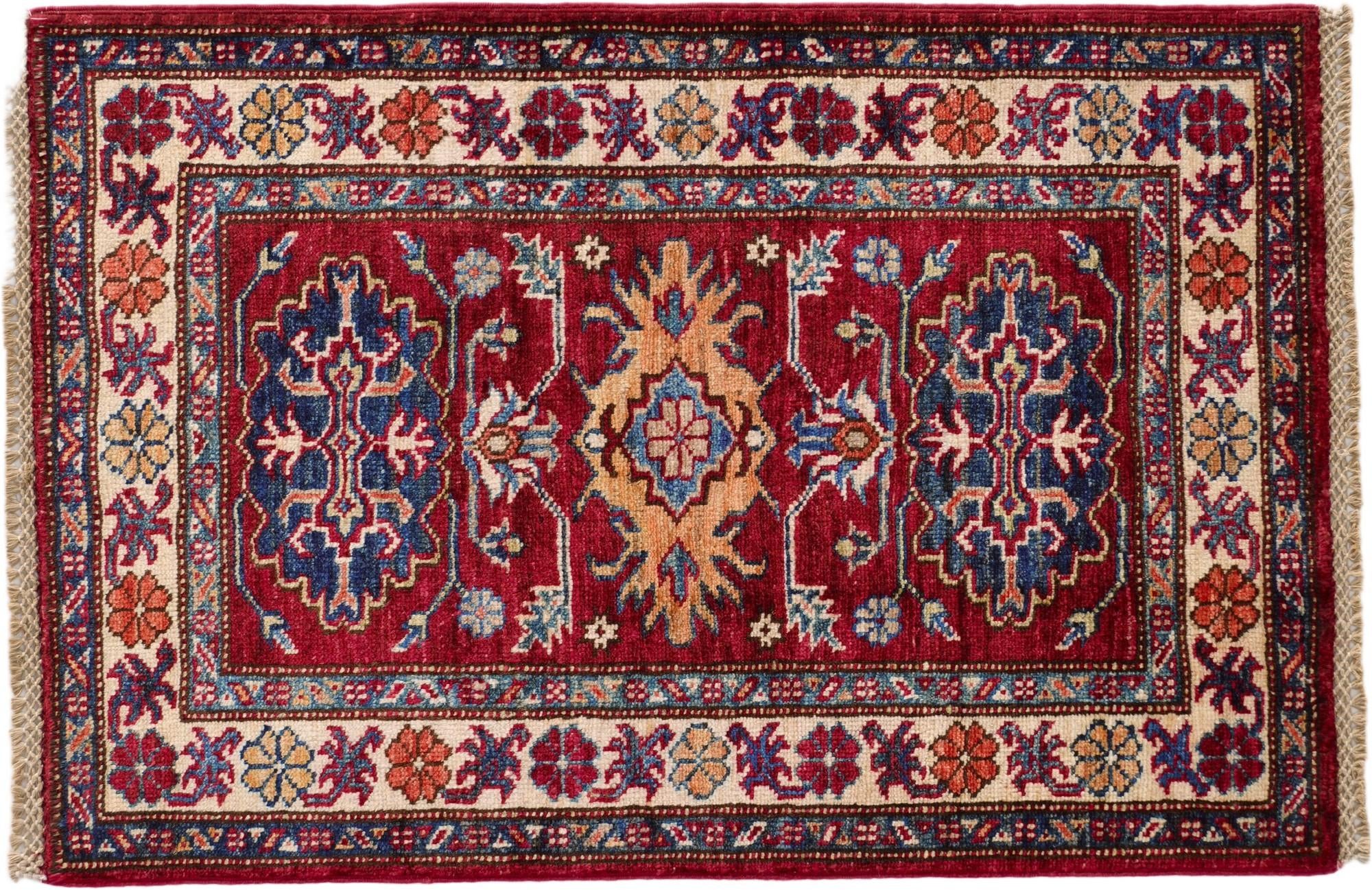 2' 1 x 3' 1 Hand Knotted Kazak Rug