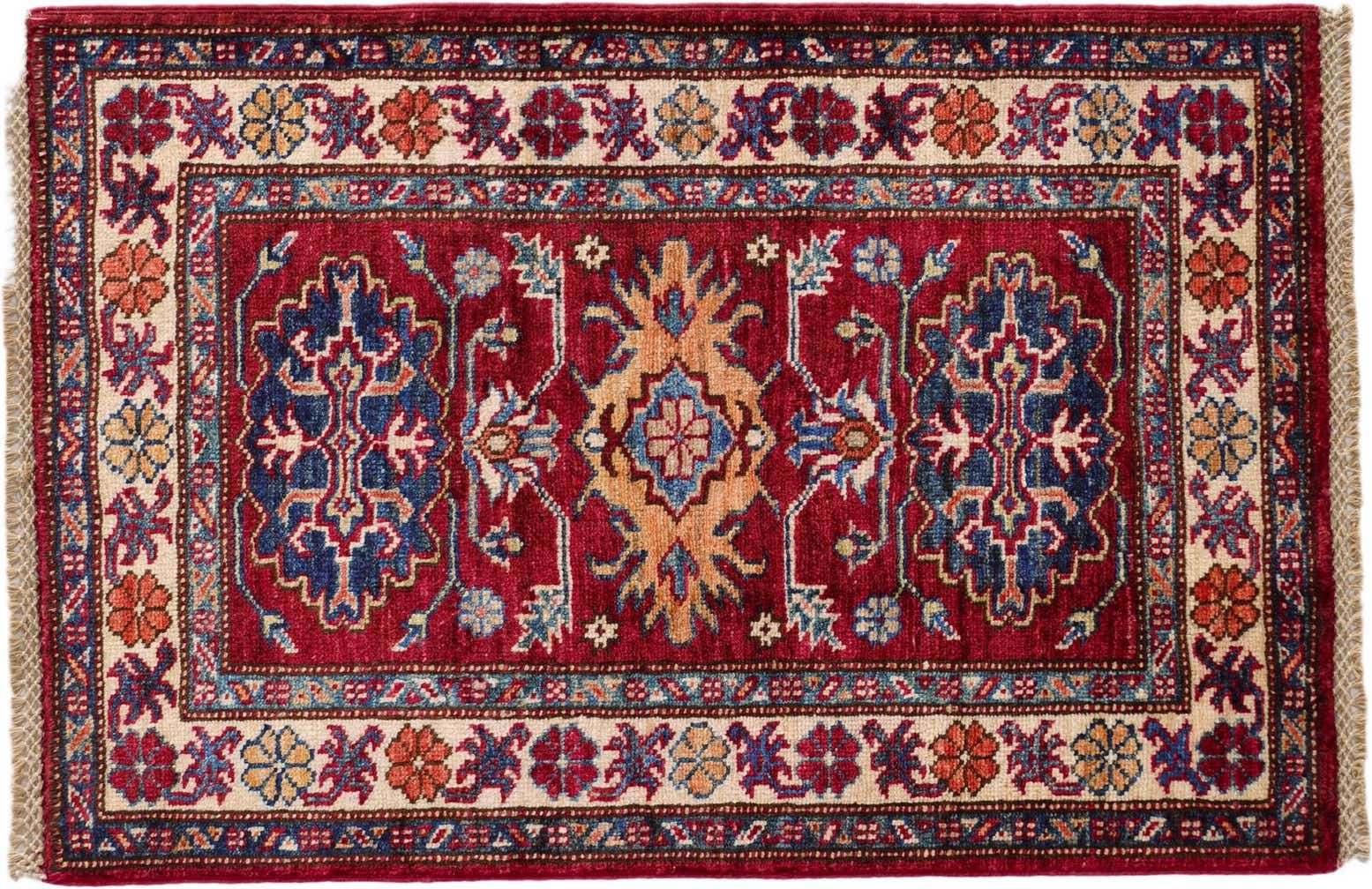 2' 1 x 3' 1 Hand Knotted Kazak Rug