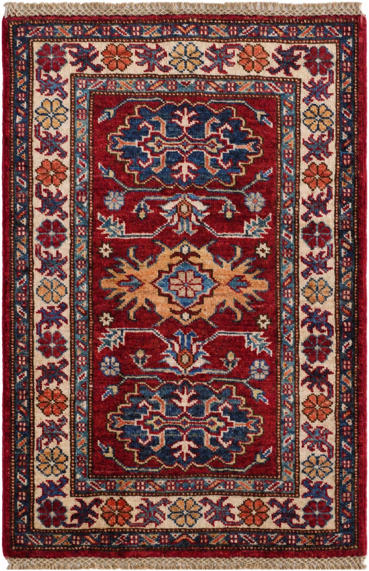 2' 1 x 3' 1 Hand Knotted Kazak Rug