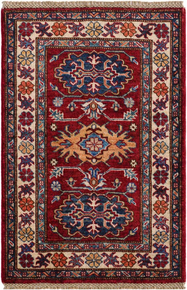 2' 1 x 3' 1 Hand Knotted Kazak Rug