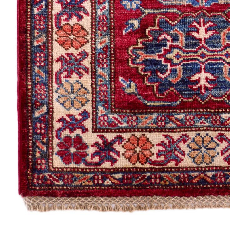 Detail image of 2' x 3' 1 Hand Knotted Kazak Rug