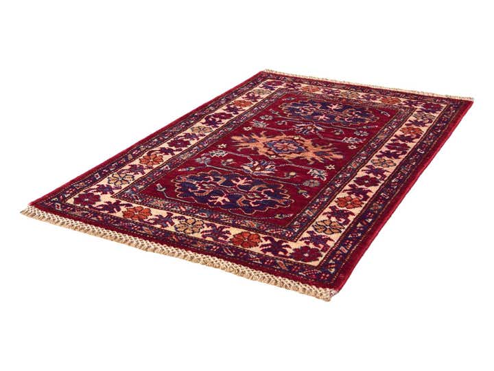 2' x 3' 1 Hand Knotted Kazak Rug