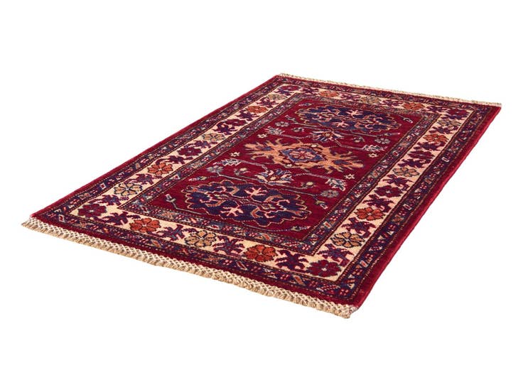 Detail image of 2' x 3' 1 Hand Knotted Kazak Rug