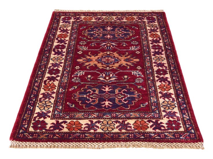 Detail image of 2' x 3' 1 Hand Knotted Kazak Rug