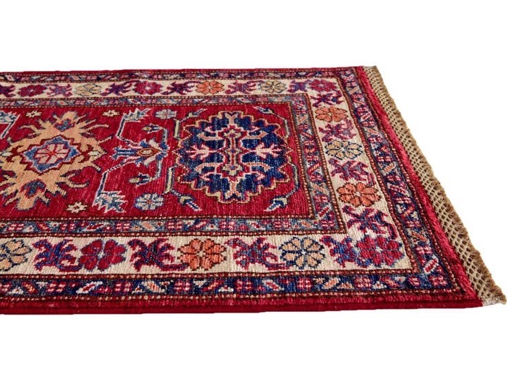 Detail image of 2' x 3' 1 Hand Knotted Kazak Rug