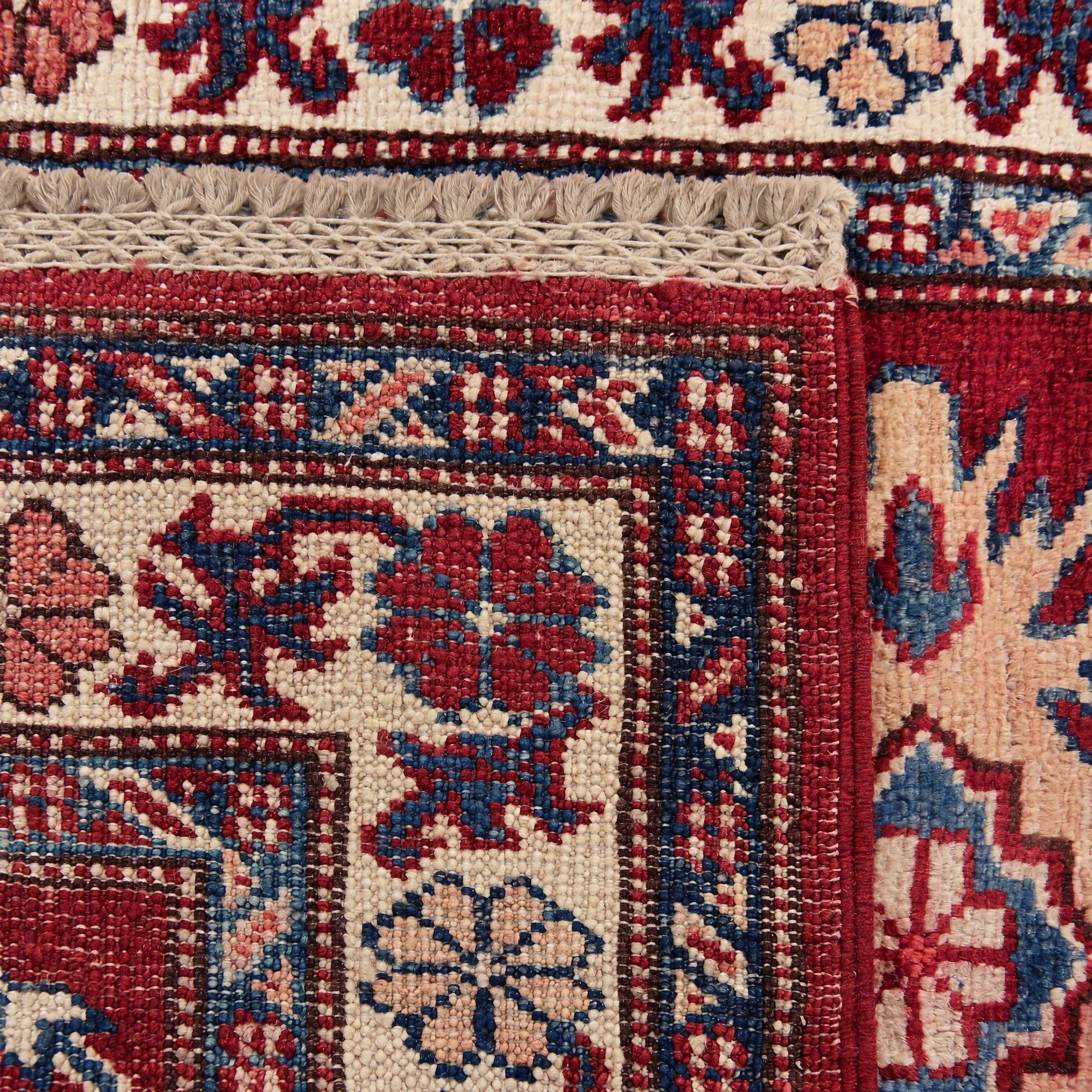 60cm x 95cm Hand Knotted Kazak Rug
