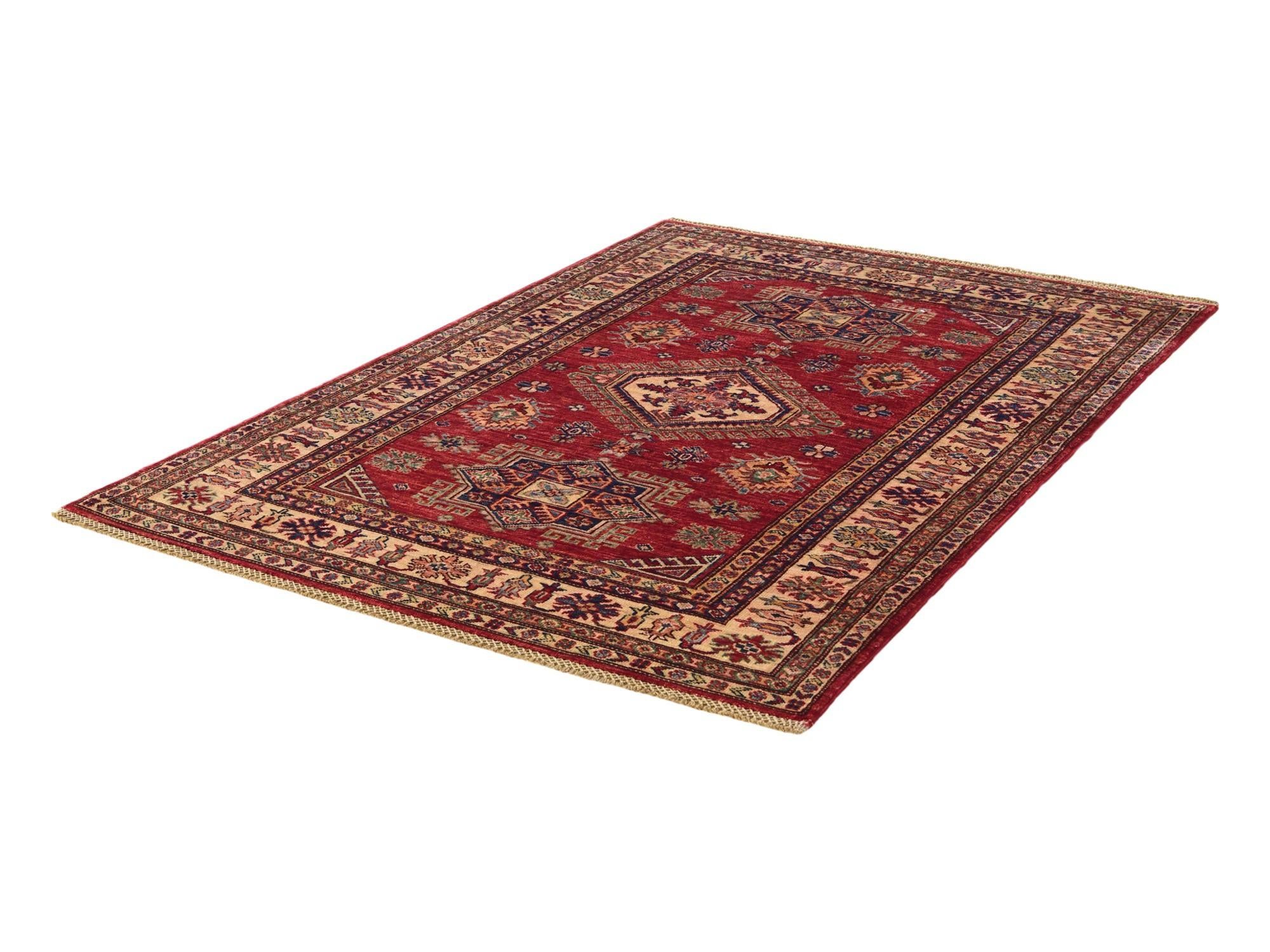 4' 2 x 5' 11 Hand Knotted Kazak Rug