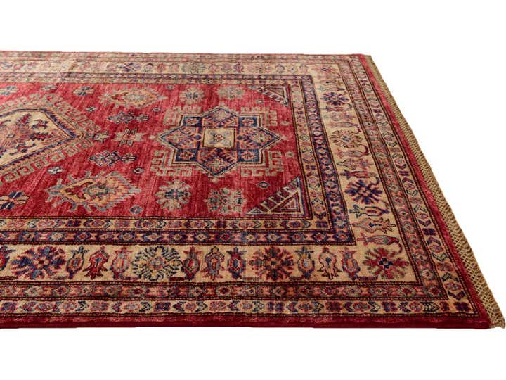 4' 2 x 5' 11 Hand Knotted Kazak Rug