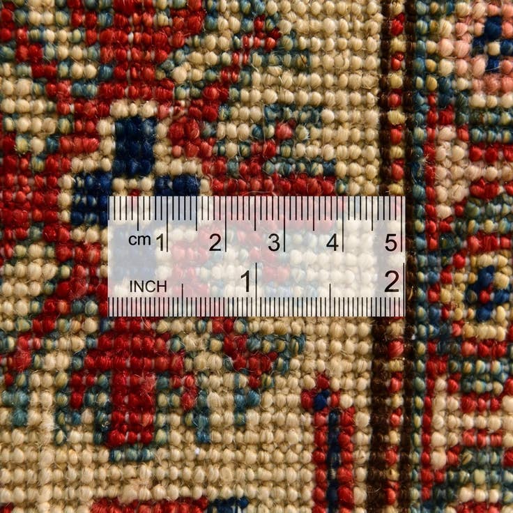 Detail image of 4' 2 x 5' 11 Hand Knotted Kazak Rug