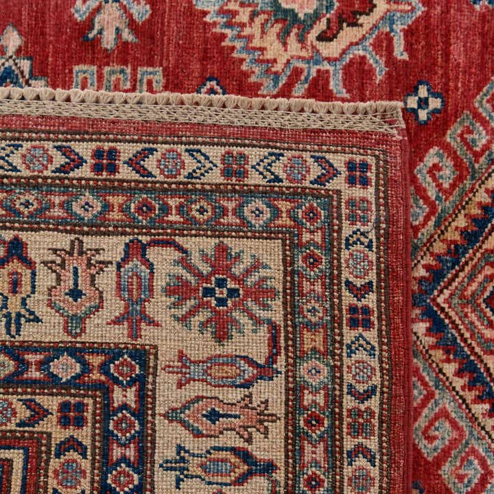 125cm x 180cm anudado a mano Kazak Alfombra