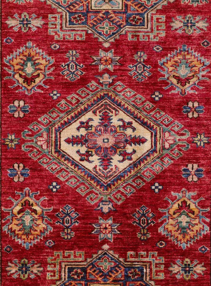 4' 2 x 5' 11 Hand Knotted Kazak Rug