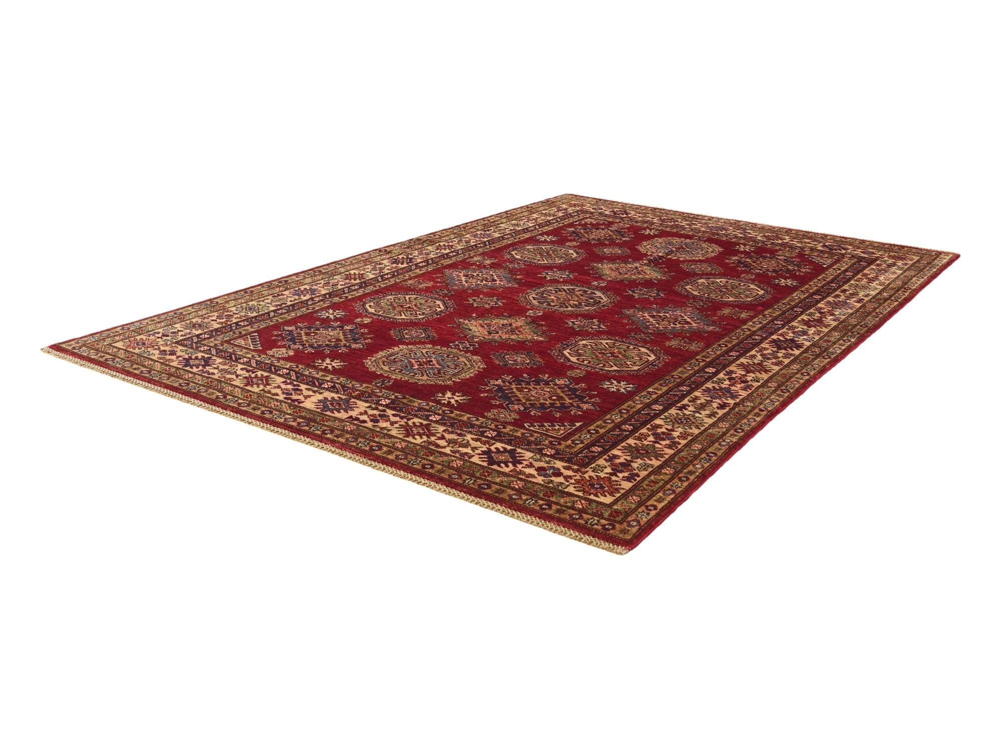 5' 9 x 8' 2 Hand Knotted Kazak Rug
