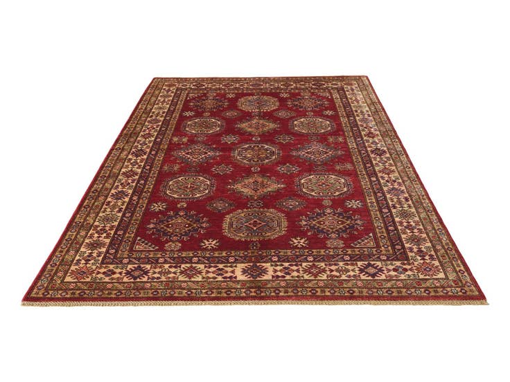 Detail image of 5' 9 x 8' 2 Hand Knotted Kazak Rug