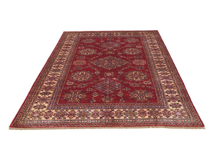 Detail image of 6' x 8' 1 Hand Knotted Kazak Rug