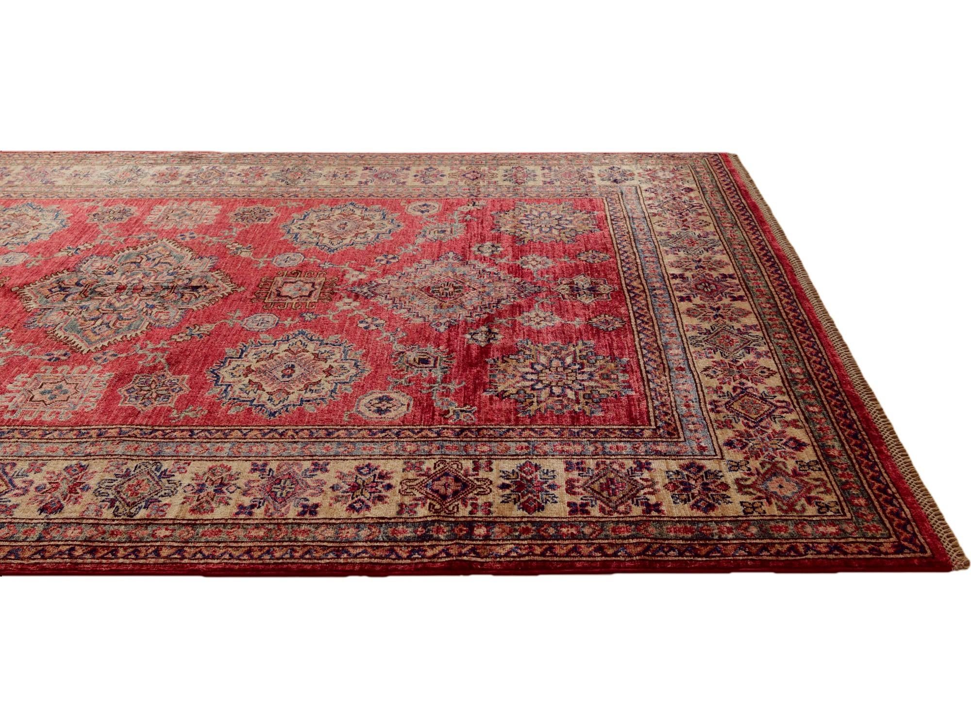 6' x 8' 1 Hand Knotted Kazak Rug