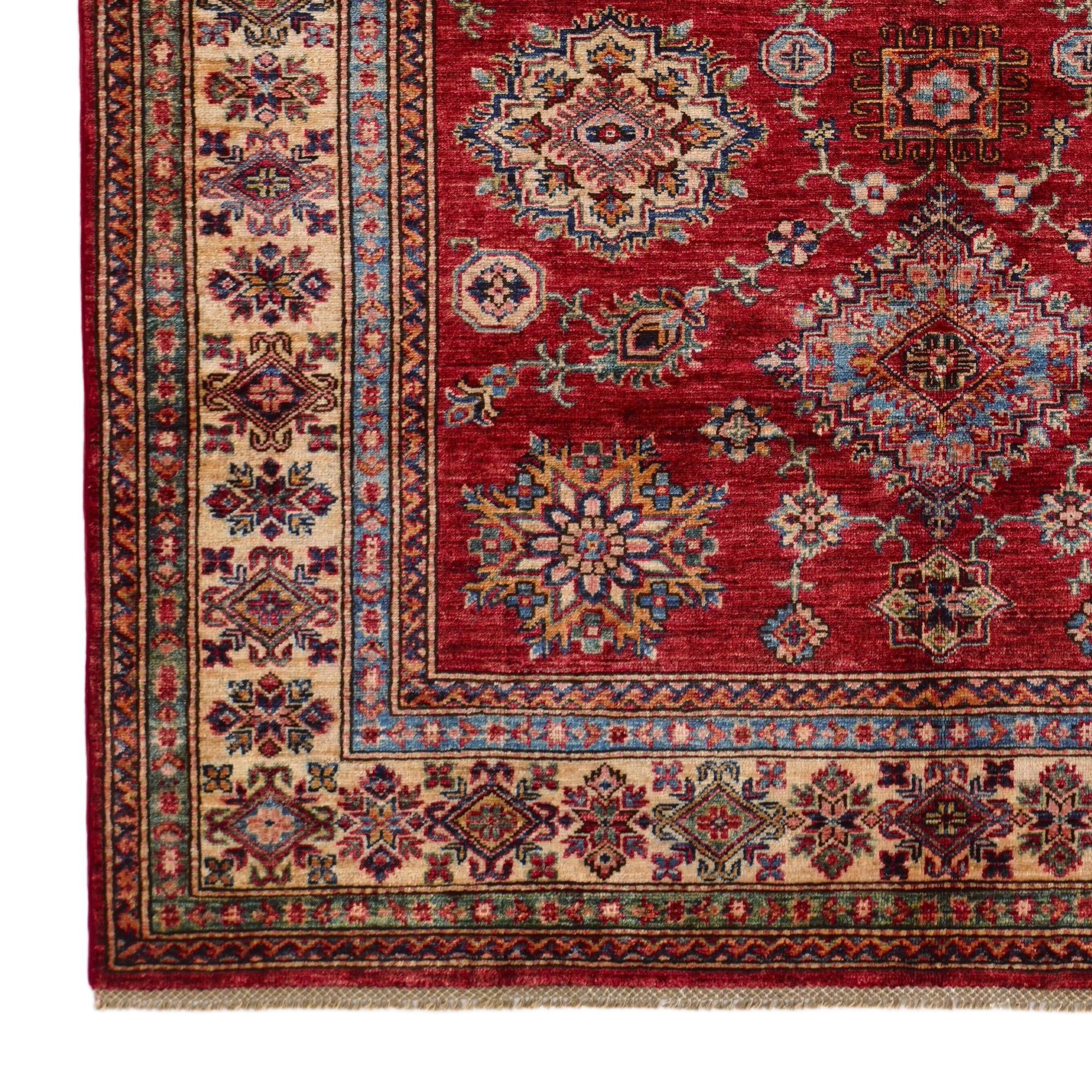 6' x 8' 1 Hand Knotted Kazak Rug