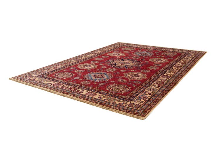 Detail image of 5' 11 x 8' Hand Knotted Kazak Rug