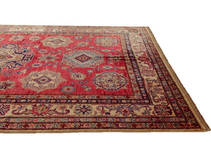 5' 11 x 8' Hand Knotted Kazak Rug