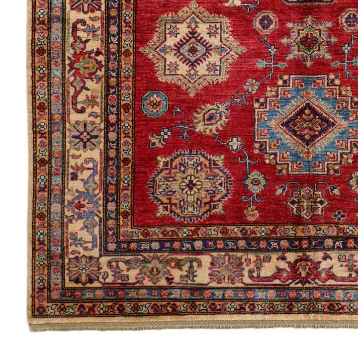 5' 11 x 8' Hand Knotted Kazak Rug