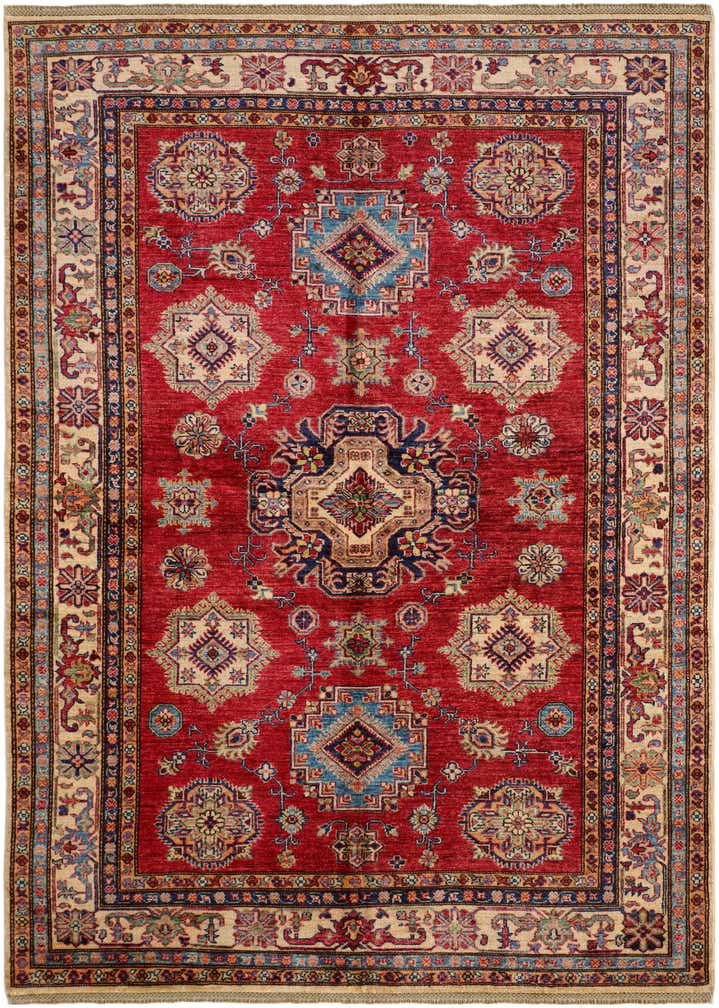 5' 11 x 8' Hand Knotted Kazak Rug