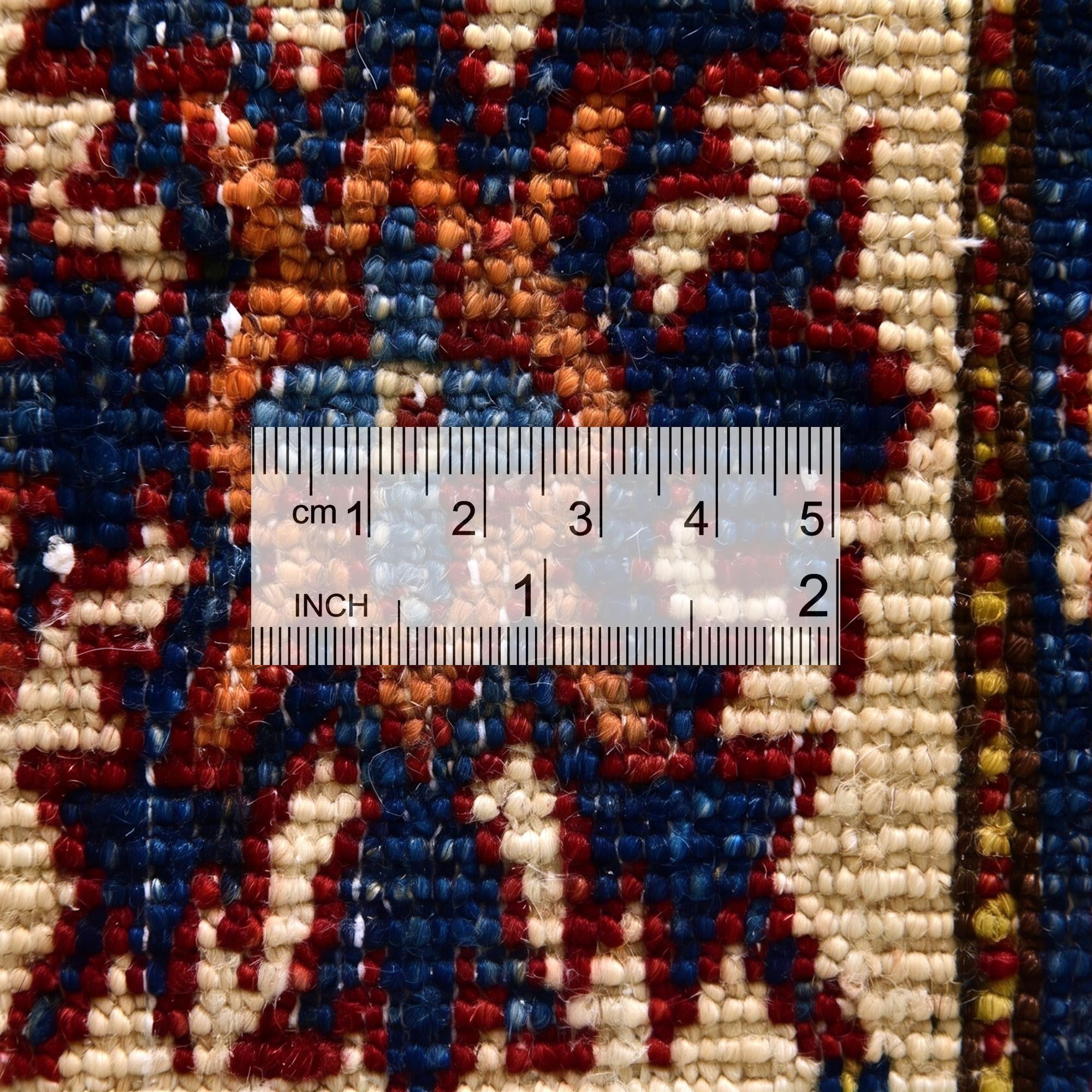 5' 8 x 8' Hand Knotted Kazak Rug