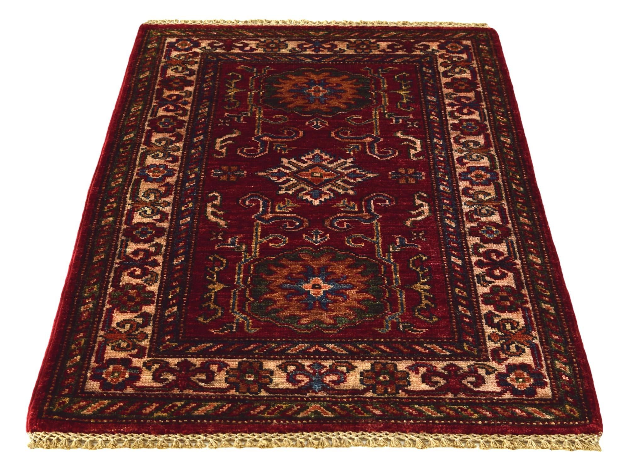 2' 2 x 3' 1 Hand Knotted Kazak Rug