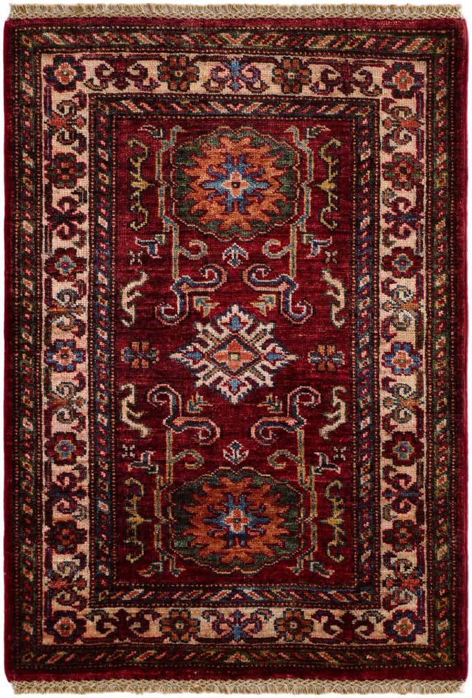 2' 2 x 3' 1 Hand Knotted Kazak Rug